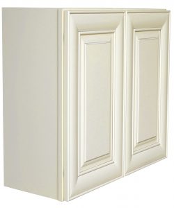 AWxW3336   Ready to Assemble 33x36x12 in.  Wall Cabinets with 2 Doors and 2 Adjustable Shelves inAntique White